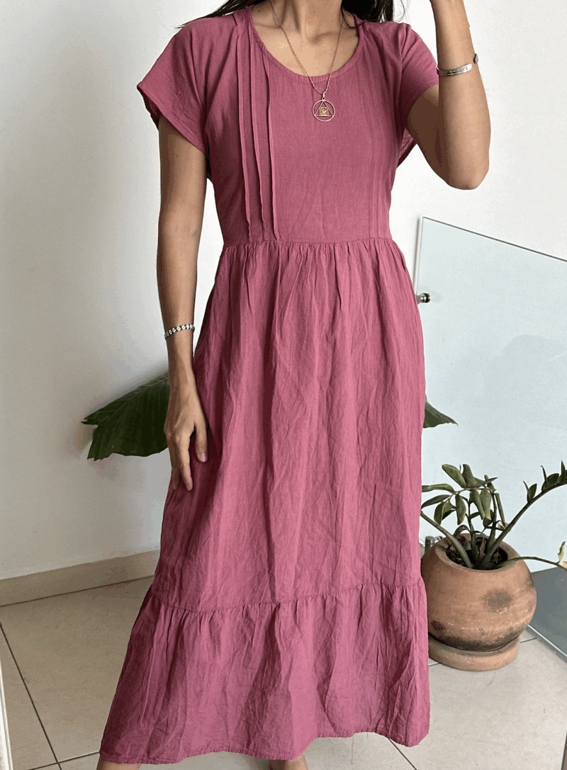 Vestido Orquidea Rosa